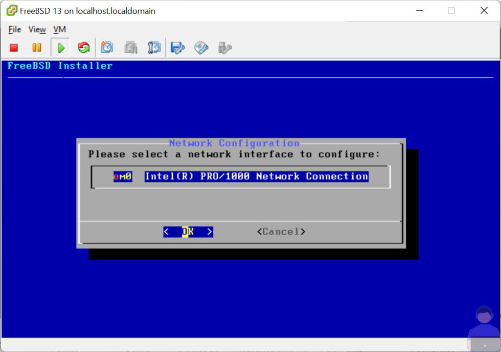 FREEBSD Интерфейс. FREEBSD установка. Установка FREEBSD на VIRTUALBOX. FREEBSD 12.1. Select network